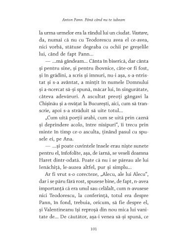 Anton Pann. Până când nu te iubeam