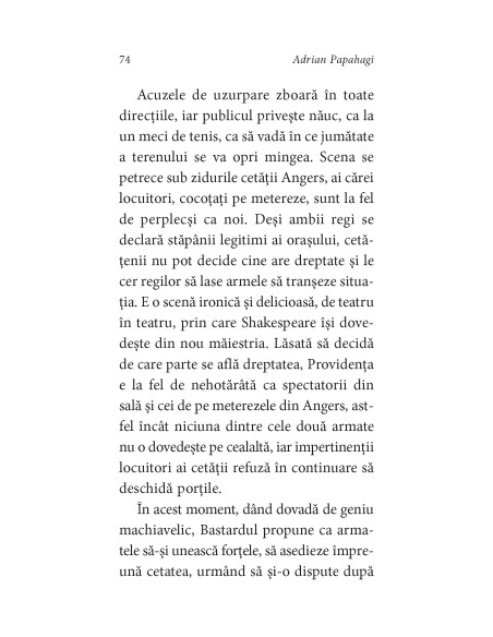 Shakespeare interpretat de Adrian Papahagi. Regele Ioan * Richard al II-lea