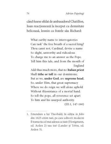 Shakespeare interpretat de Adrian...