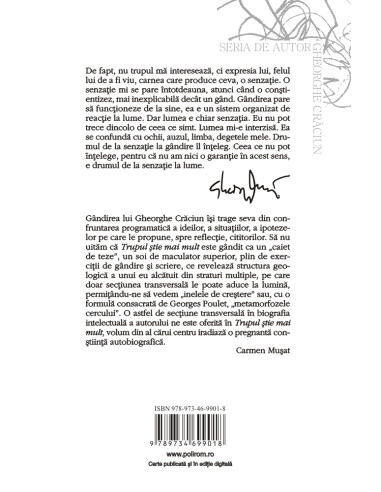 Trupul ştie mai mult