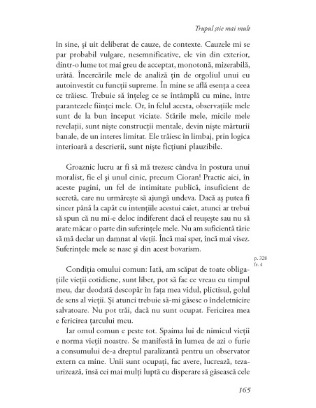 Trupul ştie mai mult