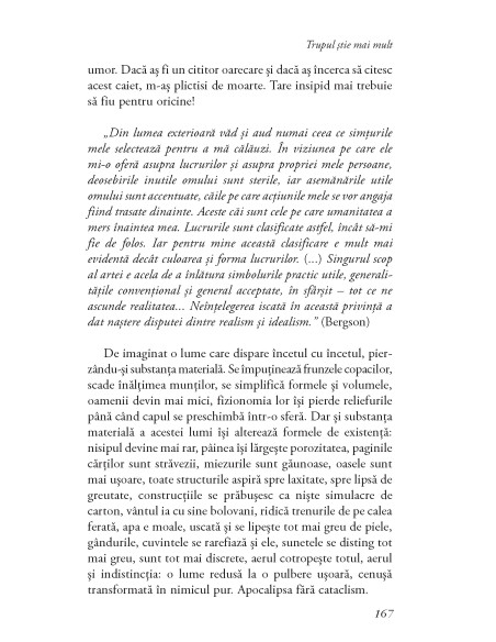 Trupul ştie mai mult