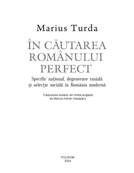 În căutarea românului perfect