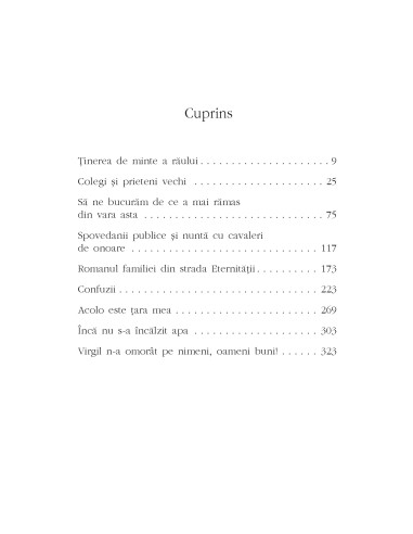 Vertijuri, goluri de memorie. Acolo...