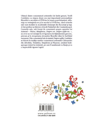 Comentariu la tratatul Despre suflet...