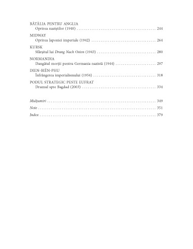 Douăzeci de bătălii care au schimbat...