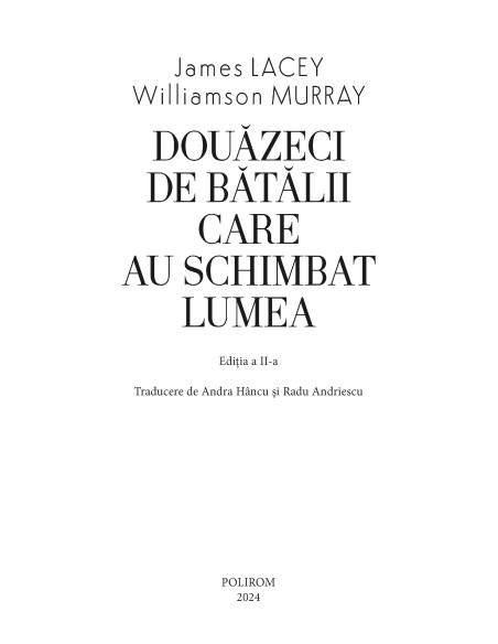 Douăzeci de bătălii care au schimbat lumea