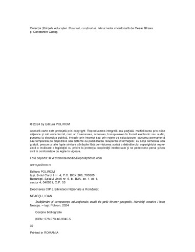 Învăţământ şi competenţe educaţionale Învăţământ şi competenţe educaţionale