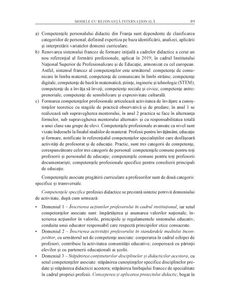 Învăţământ şi competenţe educaţionale