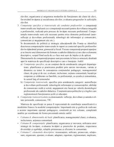 Învăţământ şi competenţe educaţionale Învăţământ şi competenţe educaţionale