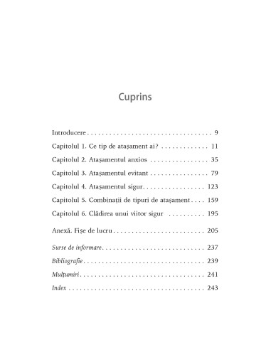 Tipuri de ataşament Tipuri de ataşament