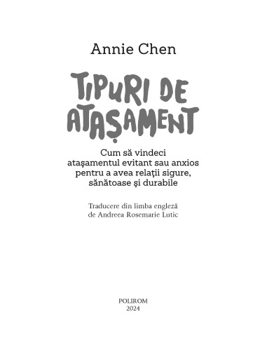 Tipuri de ataşament Tipuri de ataşament