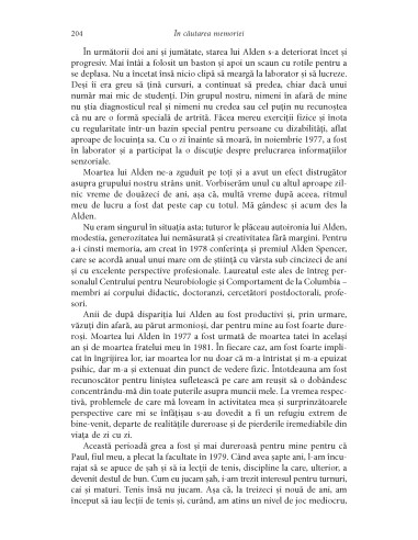 În căutarea memoriei