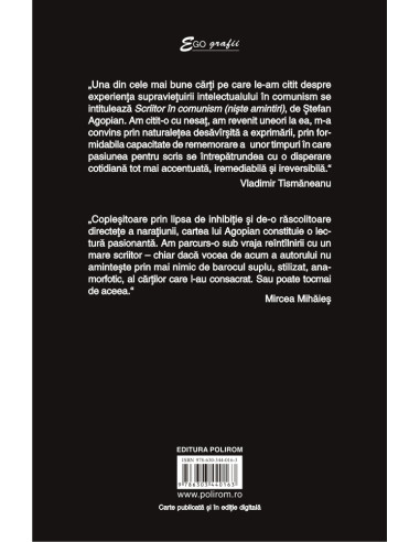 Scriitor în comunism (nişte amintiri)