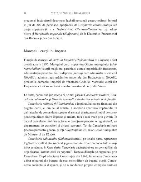 Viaţa de zi cu zi a împăratului: Franz Joseph şi curtea sa imperială