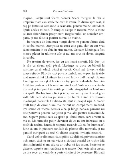 Îndrăgostită de un masai