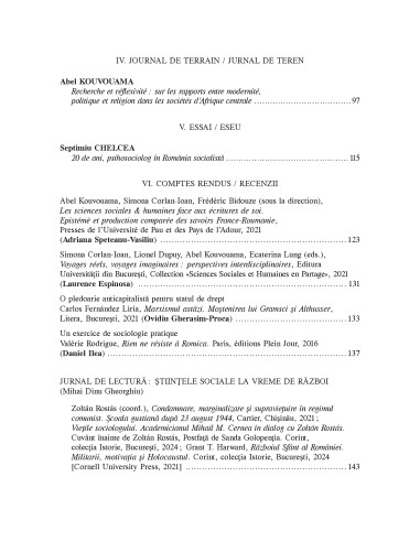 Psihologia socială. Buletinul...