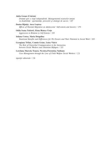 Revista de asistenţă socială. Nr. 1/2024