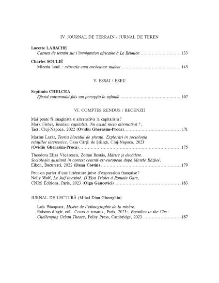 Psihologia socială. Buletinul Laboratorului Psihologia câmpului social 52 (II)/2023