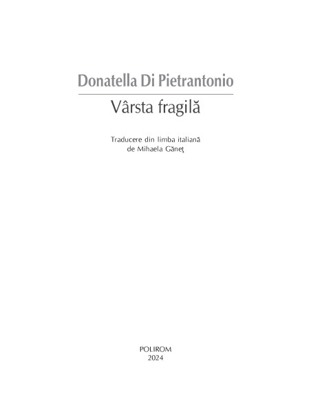 Vârsta fragilă