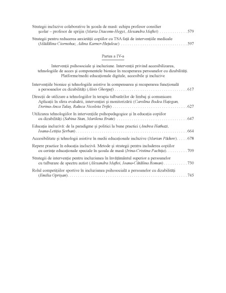 Terapii şi intervenţii psihopedagogice la persoane cu cerinţe speciale
