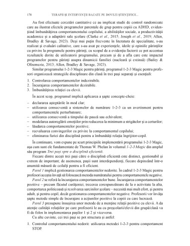 Terapii şi intervenţii...