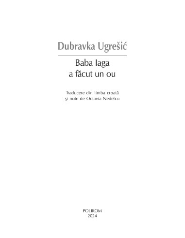 Baba Iaga a făcut un ou