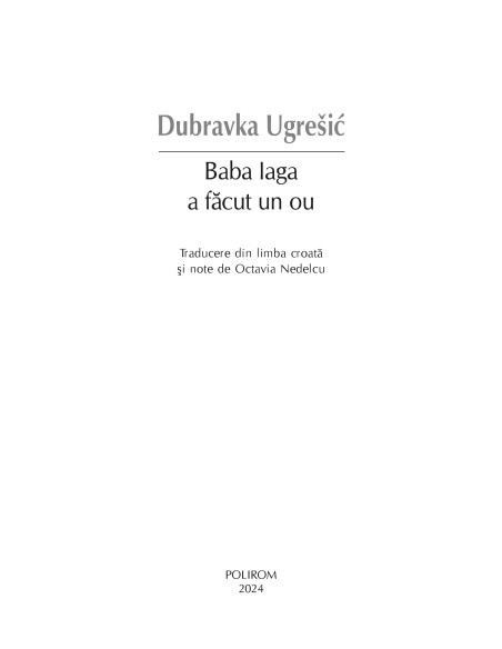 Baba Iaga a făcut un ou