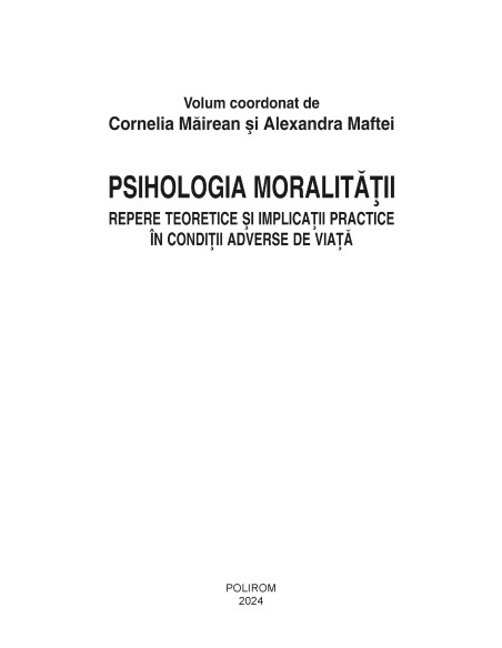 Psihologia moralităţii