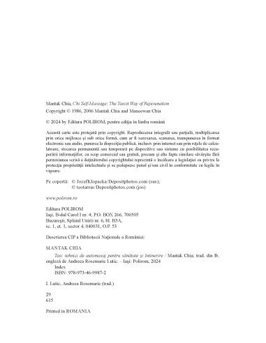 Tao. Tehnici de automasaj pentru...