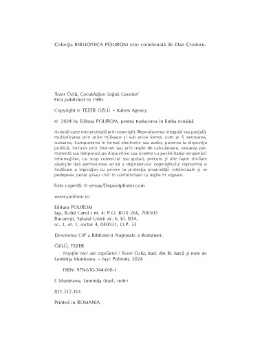 Nopţile reci ale copilăriei