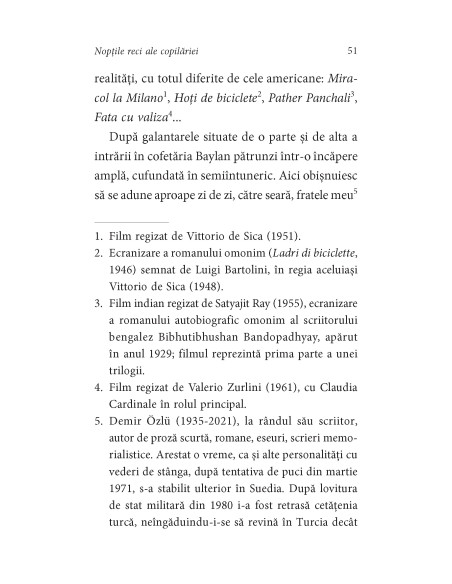 Nopţile reci ale copilăriei