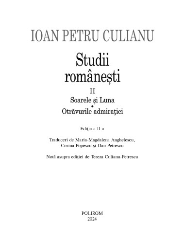 Studii româneşti II