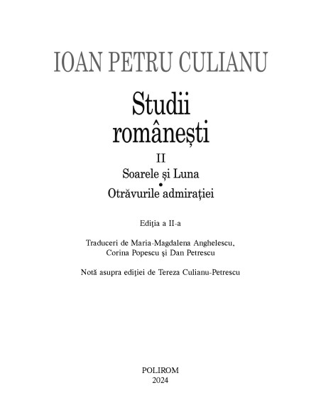 Studii româneşti II