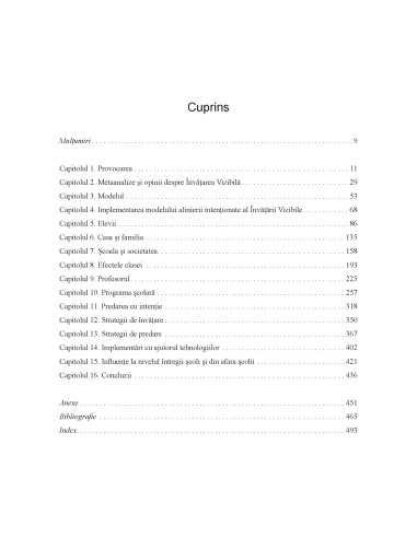 Învăţarea vizibilă