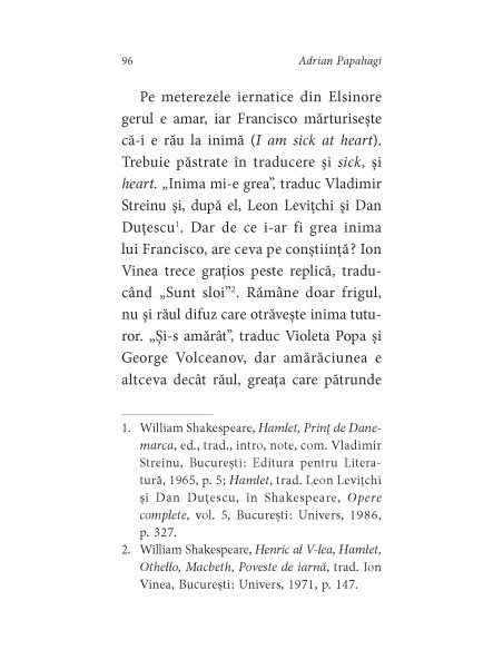 Shakespeare interpretat de Adrian Papahagi. Titus Andronicus * Hamlet