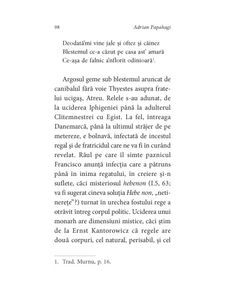 Shakespeare interpretat de Adrian Papahagi. Titus Andronicus * Hamlet