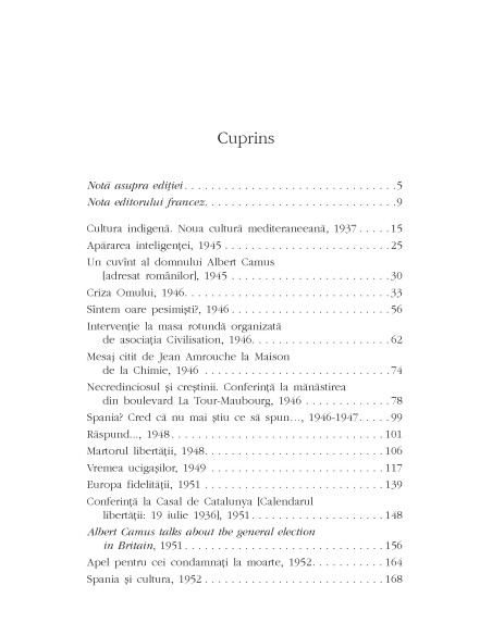 Conferinţe şi discursuri. 1937-1958