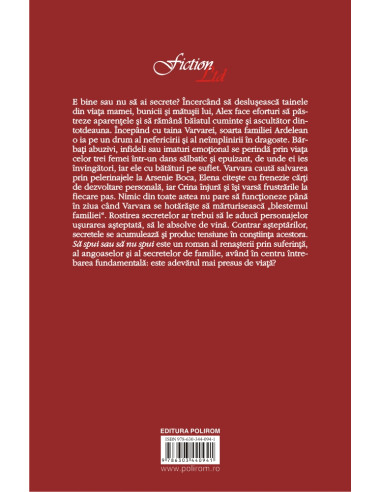 Să spui sau să nu spui