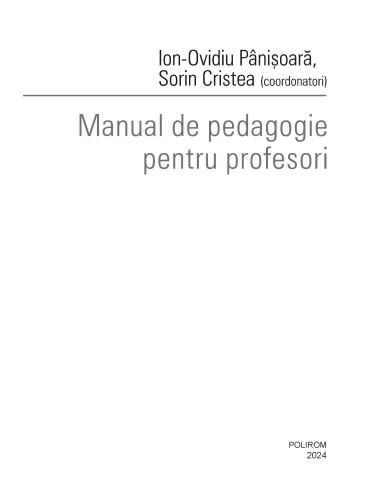 Manual de pedagogie pentru profesori