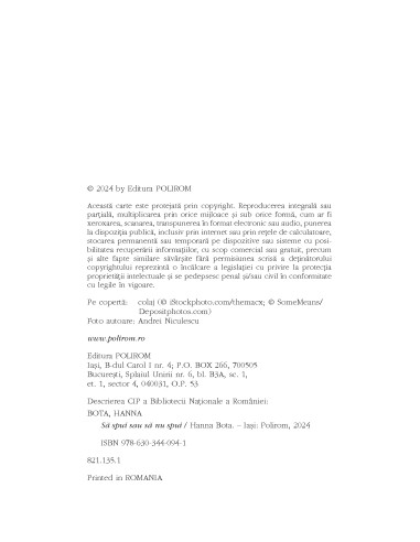 Să spui sau să nu spui