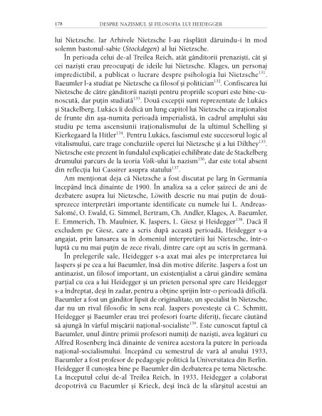 Despre nazismul şi filosofia lui Heidegger