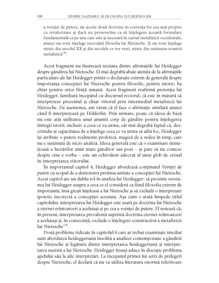 Despre nazismul şi filosofia lui Heidegger