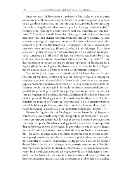 Despre nazismul şi filosofia lui Heidegger