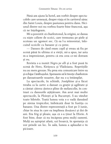 Constantin Tănase. Un om serios