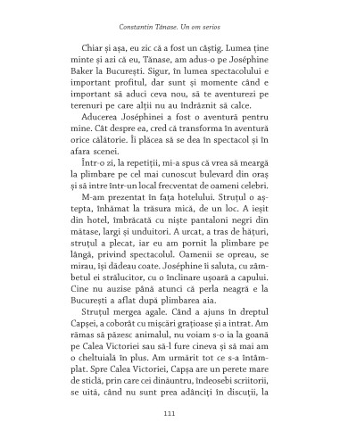 Constantin Tănase. Un om serios