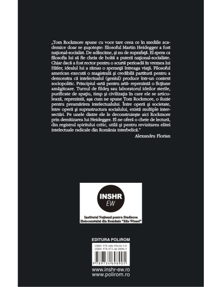 Despre nazismul şi filosofia lui Heidegger