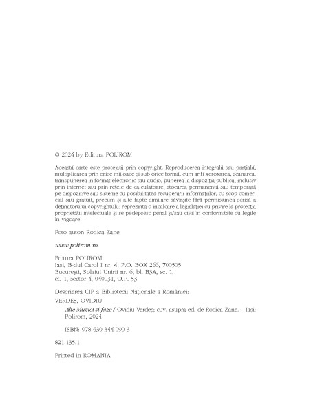 Alte Muzici şi faze