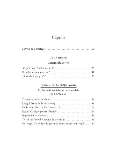 Înainte de răspunsuri, întrebările