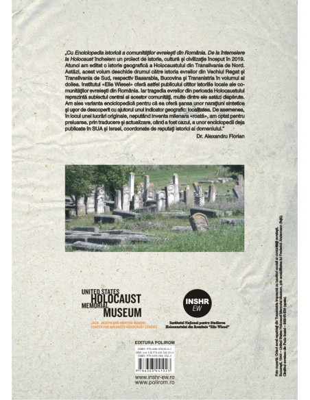 Enciclopedia istorică a comunităţilor evreieşti din România. Volumul I